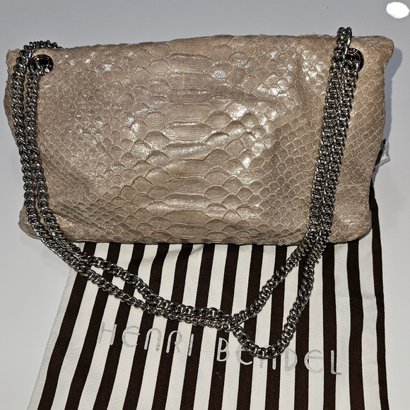 Henri Bendel Iridescent Snake Bag - Picture 2 of 15